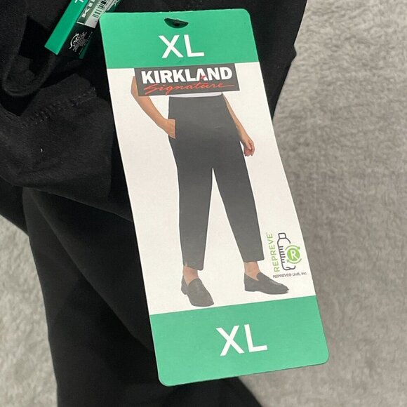 NEW Kirkland Signature Women's XL Black Ankle Dress Pants Polyester - Picture 7 of 9
